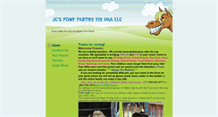 Desktop Screenshot of jcsponypartiesllc.com